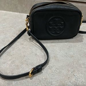 Tory Burch Black Leather Crossbody